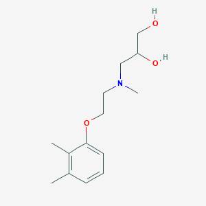 molecular formula C14H23NO3 B3799092 3-[[2-(2,3-dimethylphenoxy)ethyl](methyl)amino]propane-1,2-diol 