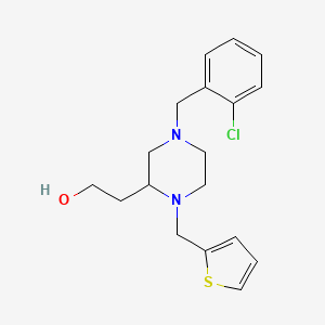 2-[4-(2-chlorobenzyl)-1-(2-thienylmethyl)-2-piperazinyl]ethanol