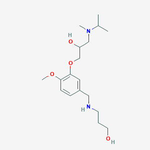 3-[(3-{2-hydroxy-3-[isopropyl(methyl)amino]propoxy}-4-methoxybenzyl)amino]-1-propanol