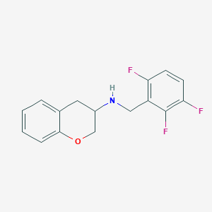 N-[(2,3,6-trifluorophenyl)methyl]-3,4-dihydro-2H-chromen-3-amine