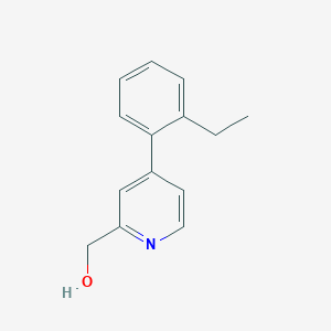 [4-(2-ethylphenyl)pyridin-2-yl]methanol