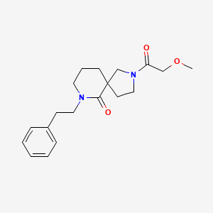 2-(methoxyacetyl)-7-(2-phenylethyl)-2,7-diazaspiro[4.5]decan-6-one