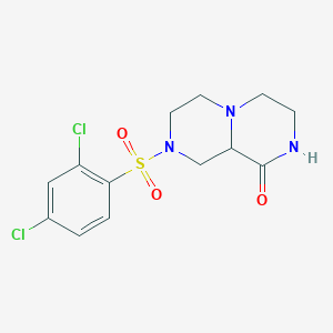 8-[(2,4-dichlorophenyl)sulfonyl]hexahydro-2H-pyrazino[1,2-a]pyrazin-1(6H)-one