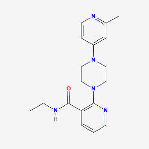 N-ethyl-2-[4-(2-methyl-4-pyridinyl)-1-piperazinyl]nicotinamide