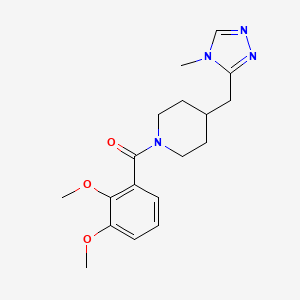 1-(2,3-dimethoxybenzoyl)-4-[(4-methyl-4H-1,2,4-triazol-3-yl)methyl]piperidine