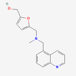 (5-{[methyl(quinolin-5-ylmethyl)amino]methyl}-2-furyl)methanol