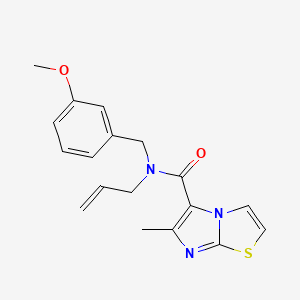 N-allyl-N-(3-methoxybenzyl)-6-methylimidazo[2,1-b][1,3]thiazole-5-carboxamide