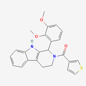 [1-(2,3-Dimethoxyphenyl)-1,3,4,9-tetrahydropyrido[3,4-b]indol-2-yl]-thiophen-3-ylmethanone