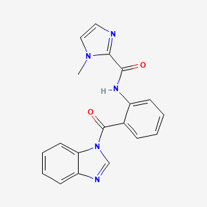 N-[2-(1H-benzimidazol-1-ylcarbonyl)phenyl]-1-methyl-1H-imidazole-2-carboxamide