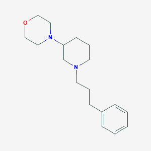 molecular formula C18H28N2O B3800280 4-[1-(3-phenylpropyl)-3-piperidinyl]morpholine 