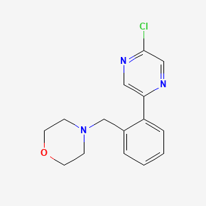 4-[2-(5-chloropyrazin-2-yl)benzyl]morpholine