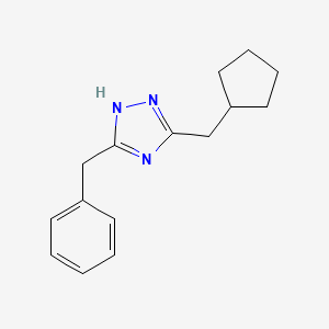 3-benzyl-5-(cyclopentylmethyl)-1H-1,2,4-triazole