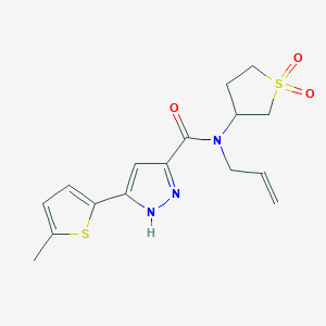 N-allyl-N-(1,1-dioxidotetrahydro-3-thienyl)-3-(5-methyl-2-thienyl)-1H-pyrazole-5-carboxamide