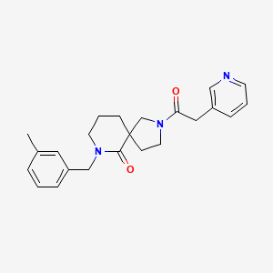 7-(3-methylbenzyl)-2-(3-pyridinylacetyl)-2,7-diazaspiro[4.5]decan-6-one