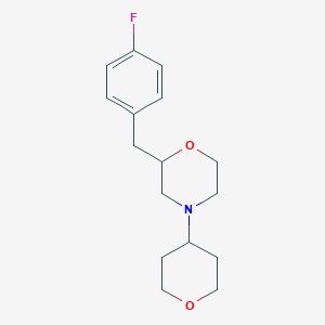 2-(4-fluorobenzyl)-4-(tetrahydro-2H-pyran-4-yl)morpholine