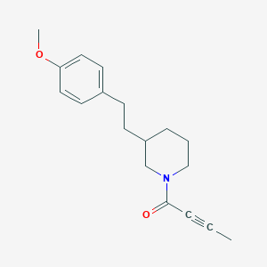 1-(2-butynoyl)-3-[2-(4-methoxyphenyl)ethyl]piperidine