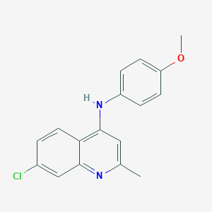 7-chloro-N-(4-methoxyphenyl)-2-methylquinolin-4-amine