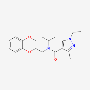 N-(2,3-dihydro-1,4-benzodioxin-2-ylmethyl)-1-ethyl-N-isopropyl-3-methyl-1H-pyrazole-4-carboxamide