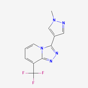 3-(1-methyl-1H-pyrazol-4-yl)-8-(trifluoromethyl)[1,2,4]triazolo[4,3-a]pyridine