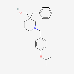 [3-benzyl-1-(4-isopropoxybenzyl)-3-piperidinyl]methanol