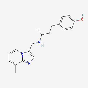 4-(3-{[(8-methylimidazo[1,2-a]pyridin-3-yl)methyl]amino}butyl)phenol