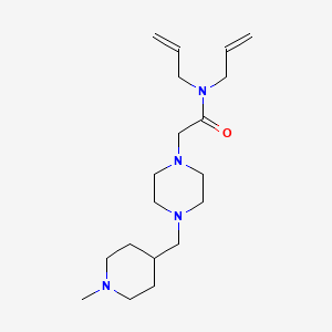 N,N-diallyl-2-{4-[(1-methylpiperidin-4-yl)methyl]piperazin-1-yl}acetamide