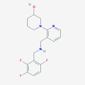 1-(3-{[(2,3,6-trifluorobenzyl)amino]methyl}-2-pyridinyl)-3-piperidinol