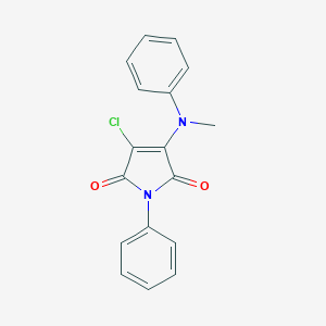 3-chloro-4-(methylanilino)-1-phenyl-1H-pyrrole-2,5-dione