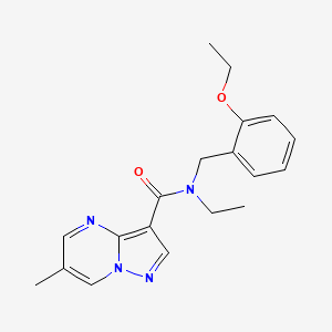 N-(2-ethoxybenzyl)-N-ethyl-6-methylpyrazolo[1,5-a]pyrimidine-3-carboxamide