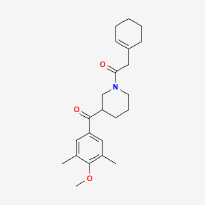 [1-(1-cyclohexen-1-ylacetyl)-3-piperidinyl](4-methoxy-3,5-dimethylphenyl)methanone