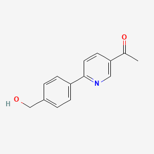 4-(5-Acetyl-2-pyridinyl)phenylmethanol