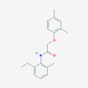molecular formula C19H23NO2 B380116 2-(2,4-dimethylphenoxy)-N-(2-ethyl-6-methylphenyl)acetamide 