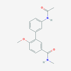 3'-(acetylamino)-6-methoxy-N-methyl-3-biphenylcarboxamide