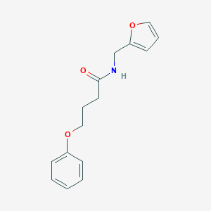 molecular formula C15H17NO3 B380142 N-(2-furylmethyl)-4-phenoxybutanamide CAS No. 303032-89-5