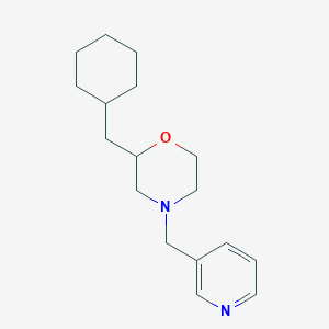 2-(cyclohexylmethyl)-4-(3-pyridinylmethyl)morpholine