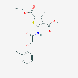 Diethyl 5-{[(2,4-dimethylphenoxy)acetyl]amino}-3-methyl-2,4-thiophenedicarboxylate