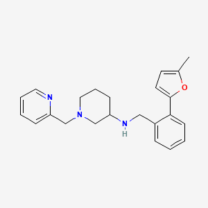 N-[2-(5-methyl-2-furyl)benzyl]-1-(2-pyridinylmethyl)-3-piperidinamine