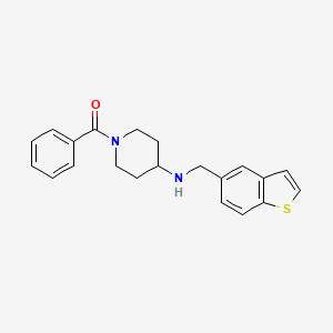 N-(1-benzothien-5-ylmethyl)-1-benzoylpiperidin-4-amine