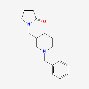 1-[(1-benzylpiperidin-3-yl)methyl]pyrrolidin-2-one