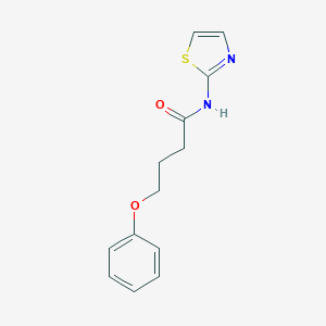 molecular formula C13H14N2O2S B380165 4-phenoxy-N-(1,3-thiazol-2-yl)butanamide CAS No. 303033-06-9