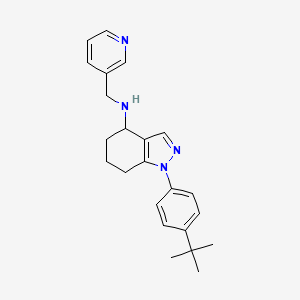 1-(4-tert-butylphenyl)-N-(3-pyridinylmethyl)-4,5,6,7-tetrahydro-1H-indazol-4-amine