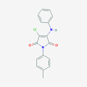 3-anilino-4-chloro-1-(4-methylphenyl)-1H-pyrrole-2,5-dione
