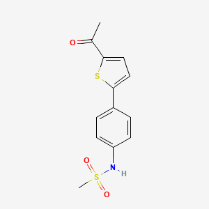 N-[4-(5-acetyl-2-thienyl)phenyl]methanesulfonamide