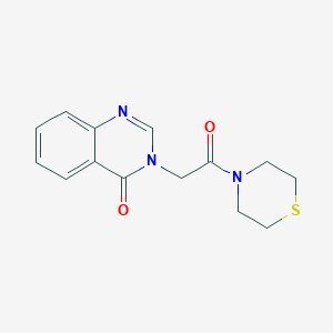 3-[2-oxo-2-(4-thiomorpholinyl)ethyl]-4(3H)-quinazolinone