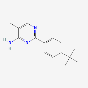 2-(4-tert-butylphenyl)-5-methyl-4-pyrimidinamine