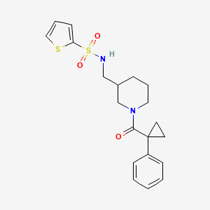 N-({1-[(1-phenylcyclopropyl)carbonyl]-3-piperidinyl}methyl)-2-thiophenesulfonamide