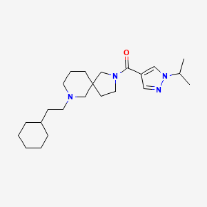 7-(2-cyclohexylethyl)-2-[(1-isopropyl-1H-pyrazol-4-yl)carbonyl]-2,7-diazaspiro[4.5]decane