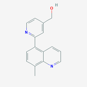 [2-(8-methylquinolin-5-yl)pyridin-4-yl]methanol