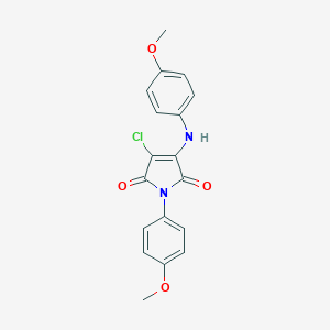 N-(4-Methoxyphenyl)-2-[(4-methoxyphenyl)amino]-3-chloromaleimide