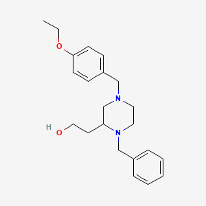 2-[1-benzyl-4-(4-ethoxybenzyl)-2-piperazinyl]ethanol